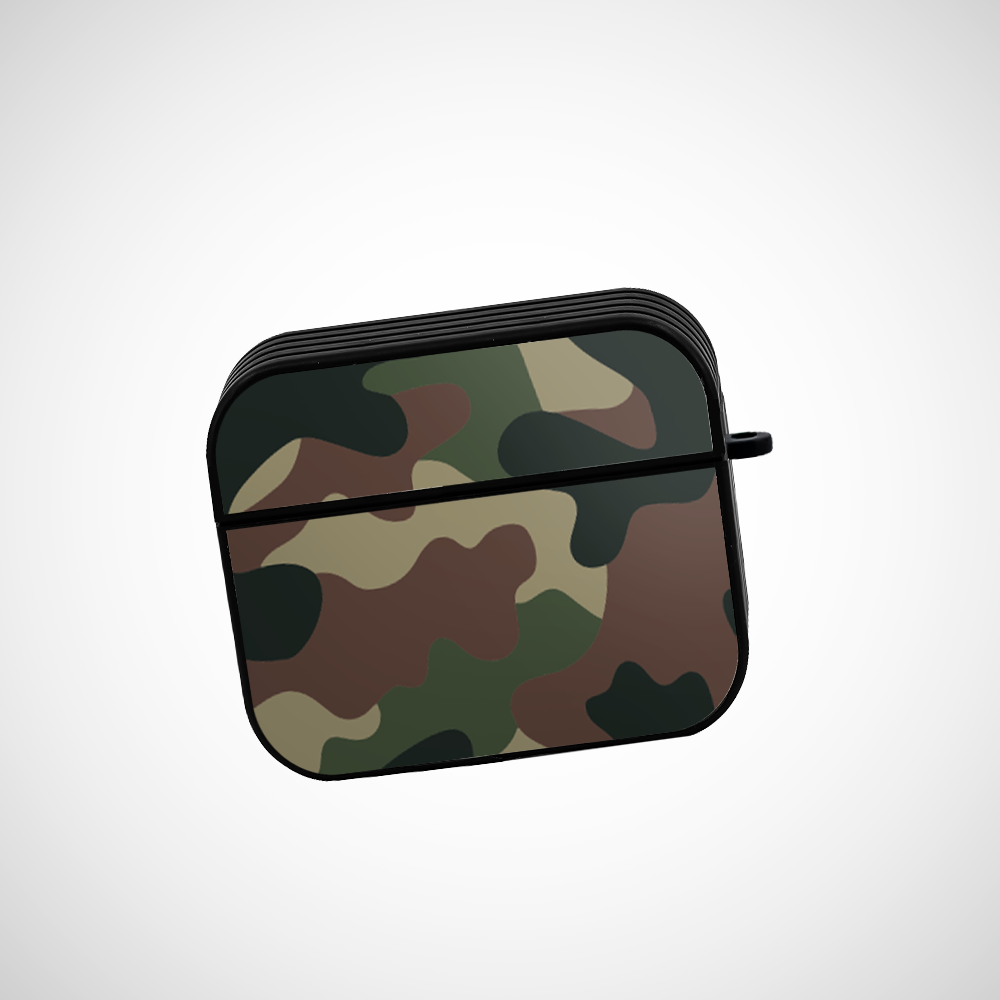 Jungle Camo Glass Airpods Pro 2 Case Covers