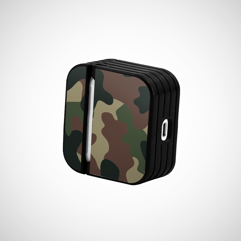 Jungle Camo Glass Airpods Pro 2 Case Covers