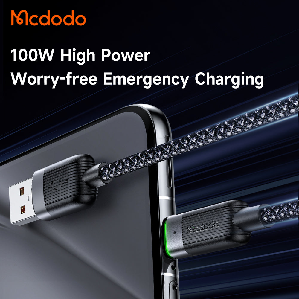 Mcdodo USB-A to USB-C 6A  Magnetic Self-Winding Data Cable 1.2m