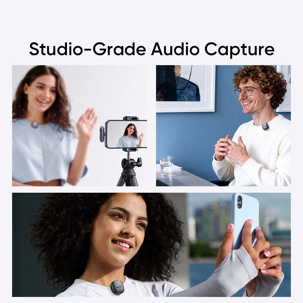 Mcdodo AI Noise-Cancelling Wireless Microphone for USB-C & Lightning