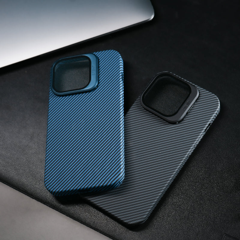 Kickstand Carbon Fiber Textured Case