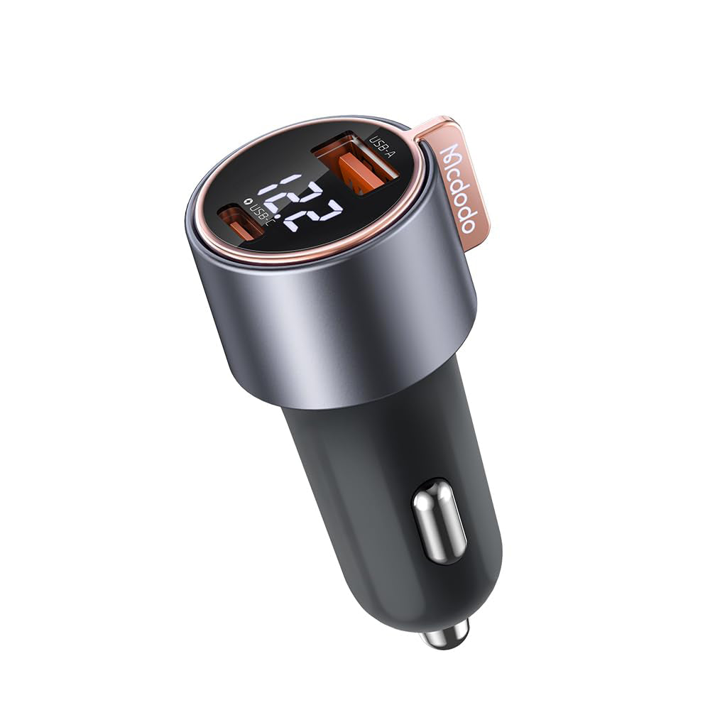 Mcdodo Cigarette Lighter Socket, USB 75W, Rapid Charging, Car Charger, Type C, Maximum Output 6A