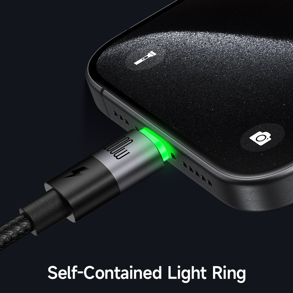 Mcdodo 2 in 1 100W USB-C to Dual USB-C Cable with LED 1.5m