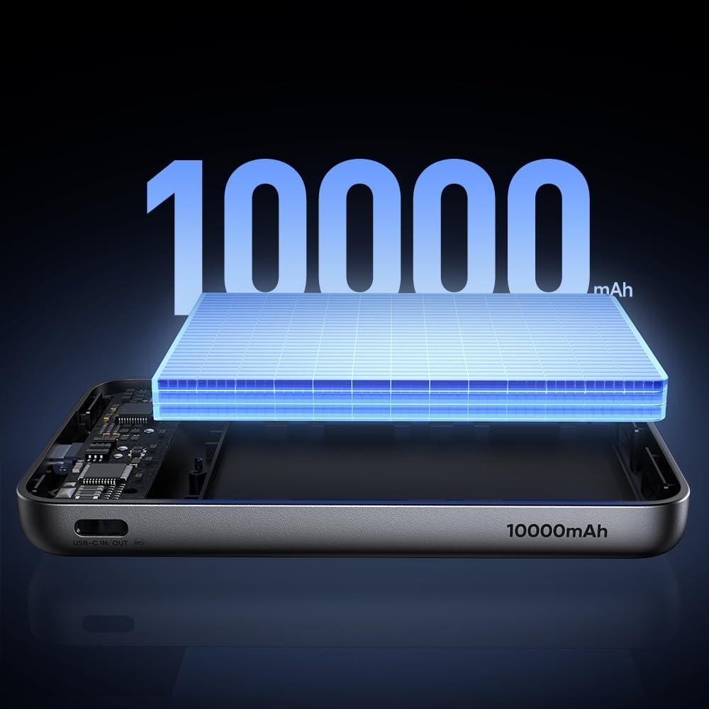 Mcdodo MagQ 2-in-1 10000mAh 20W Qi2 Magnetic Powerbank and Foldable Phone Stand