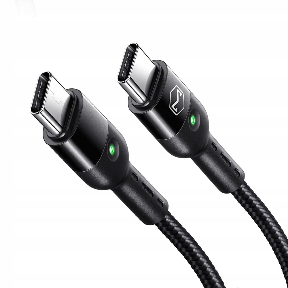 Mcdodo Coiled Elastic Type-C to Type-C Cable, Retractable Cable Data Sync Charge Cable Charging Spiral Cord Car Charger Cable