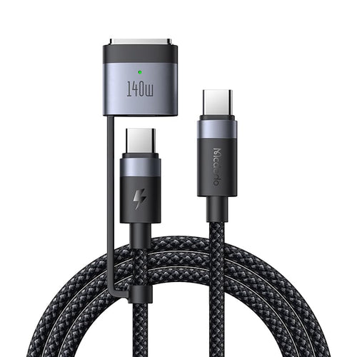 Mcdodo USB C to Mag-Safe 3 Cable 140 W/240 W USB C to USB C Charging Cable 2 m Fast Charging Type C to Mag Safe 3 Compatible with MacBook Pro M1 2021, MacBook Air M2, 2023 M2 Pro iPad Pro, Macbook