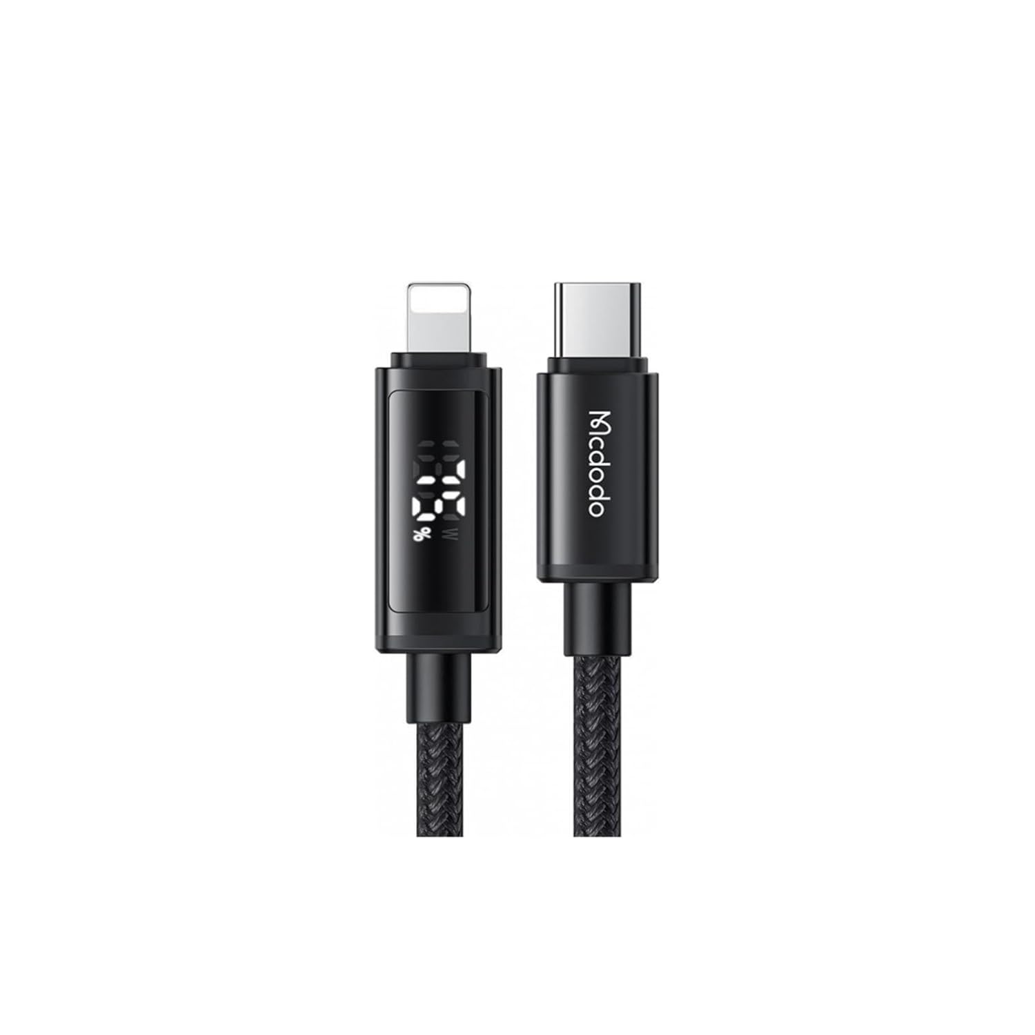 mcdodo 1.2M USB C to USB C Cable 90 Degree Right Angle Type-C Charging Cable with LED Indicator Light