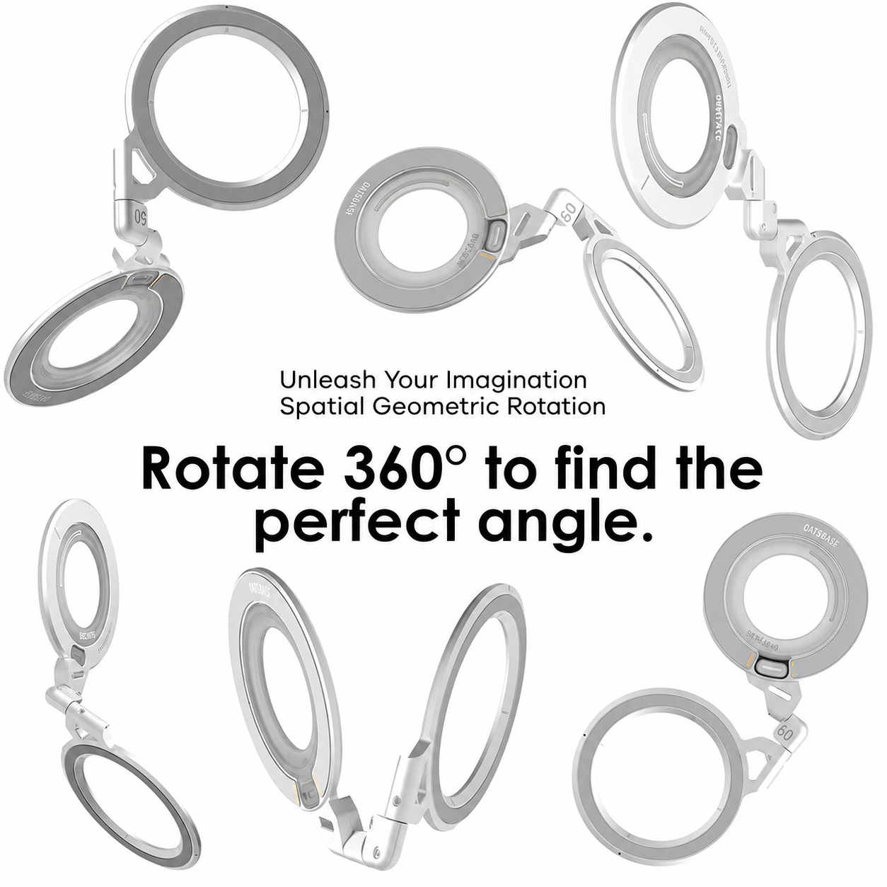 Aulumu G09 Infinite 360° MagSafe Stand | 3-Axis Rotation