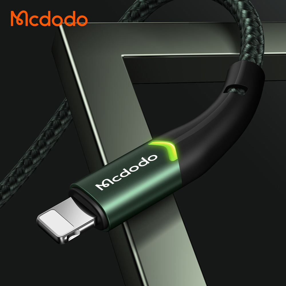 Mcdodo Lightning Data Cable with Switching LED 1.2m