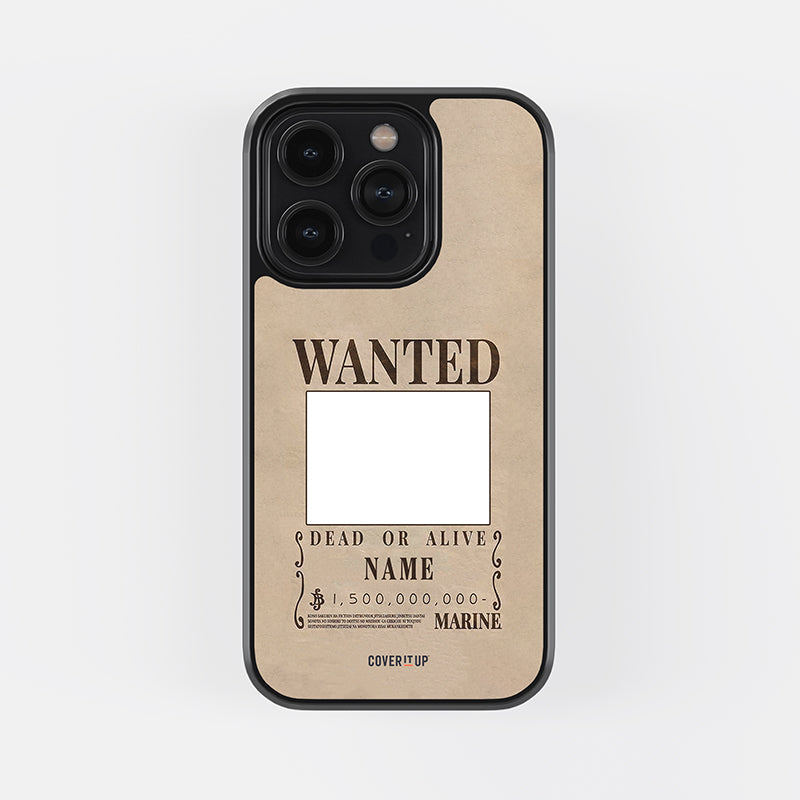 Custom Your Wanted Poster Glass Case