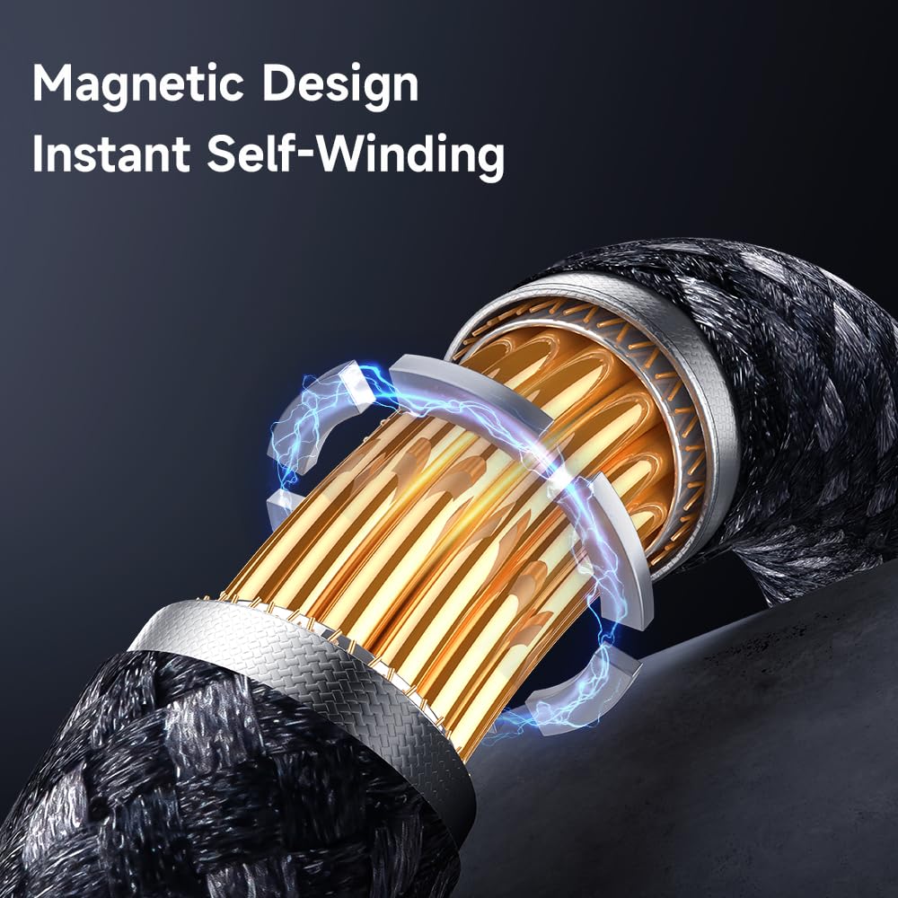 mcdodo Magnetic USB C to Lightning Cable iPhone Charging Cable USB C 36W LED Nylon Spiral Type C Fast Charging Cable Compatible with iPhone 14 13 Pro Max Mini XS XR X 8 7 SE