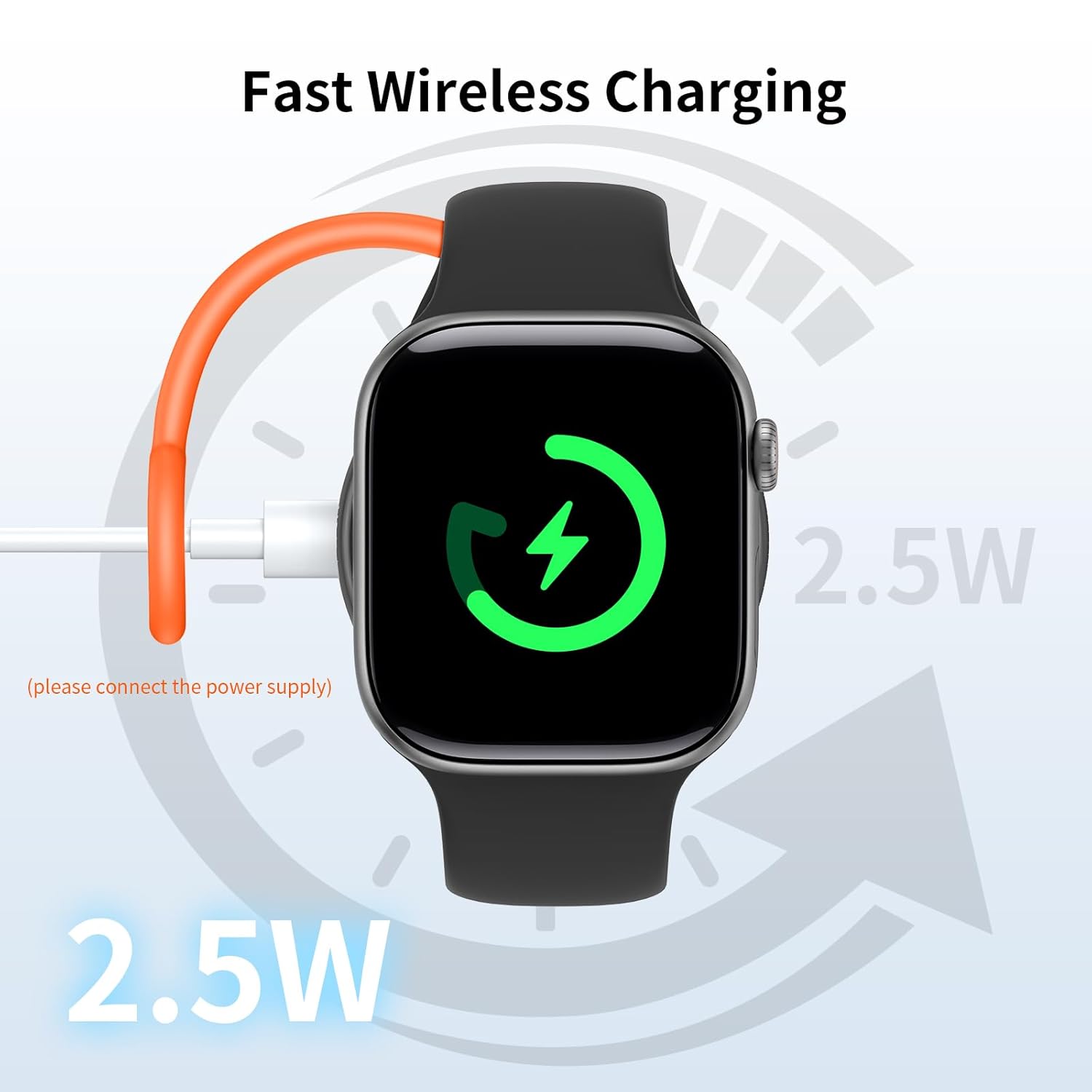 Mcdodo Apple Watch Magnetic Charger[USB-C&Lightning Port], Portable Wireless iWatch Charger Fast Charging Fit Apple Watch Series10/9/8/7/6/5/4/3/2/1/SE/SE2/UItra 2/Ultra