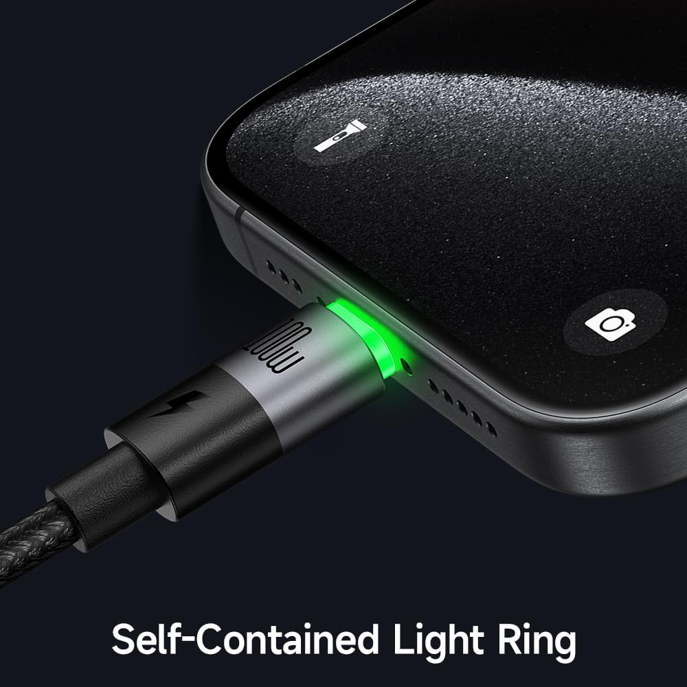 mcdodo USB C and Lightning Cable 2-in-1, USB-C to C & Lightning 100W Fast Charging Cable