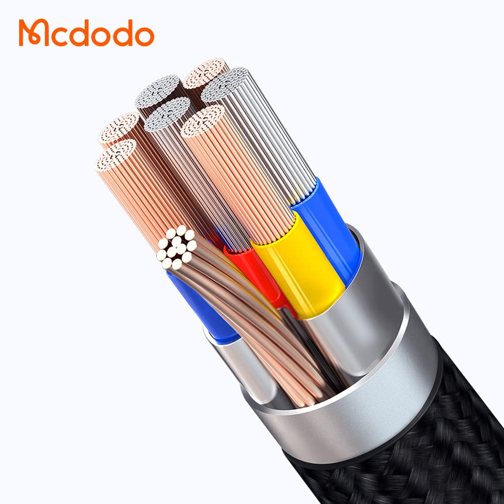 mcdodo Coiled Elastic USB Cable, Retractable Cable Data Sync Charge Cable Charging Spiral Cord Car Charger Cable For iPhone/iPad