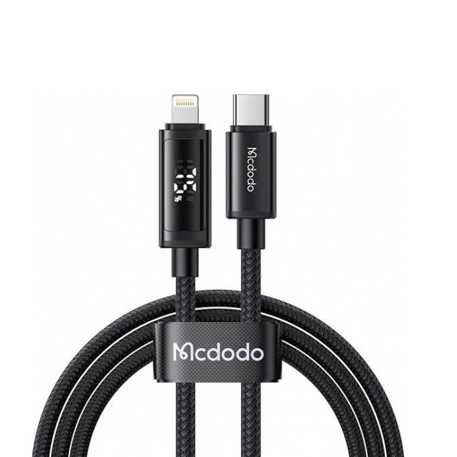 mcdodo 1.2M USB C to USB C Cable 90 Degree Right Angle Type-C Charging Cable with LED Indicator Light