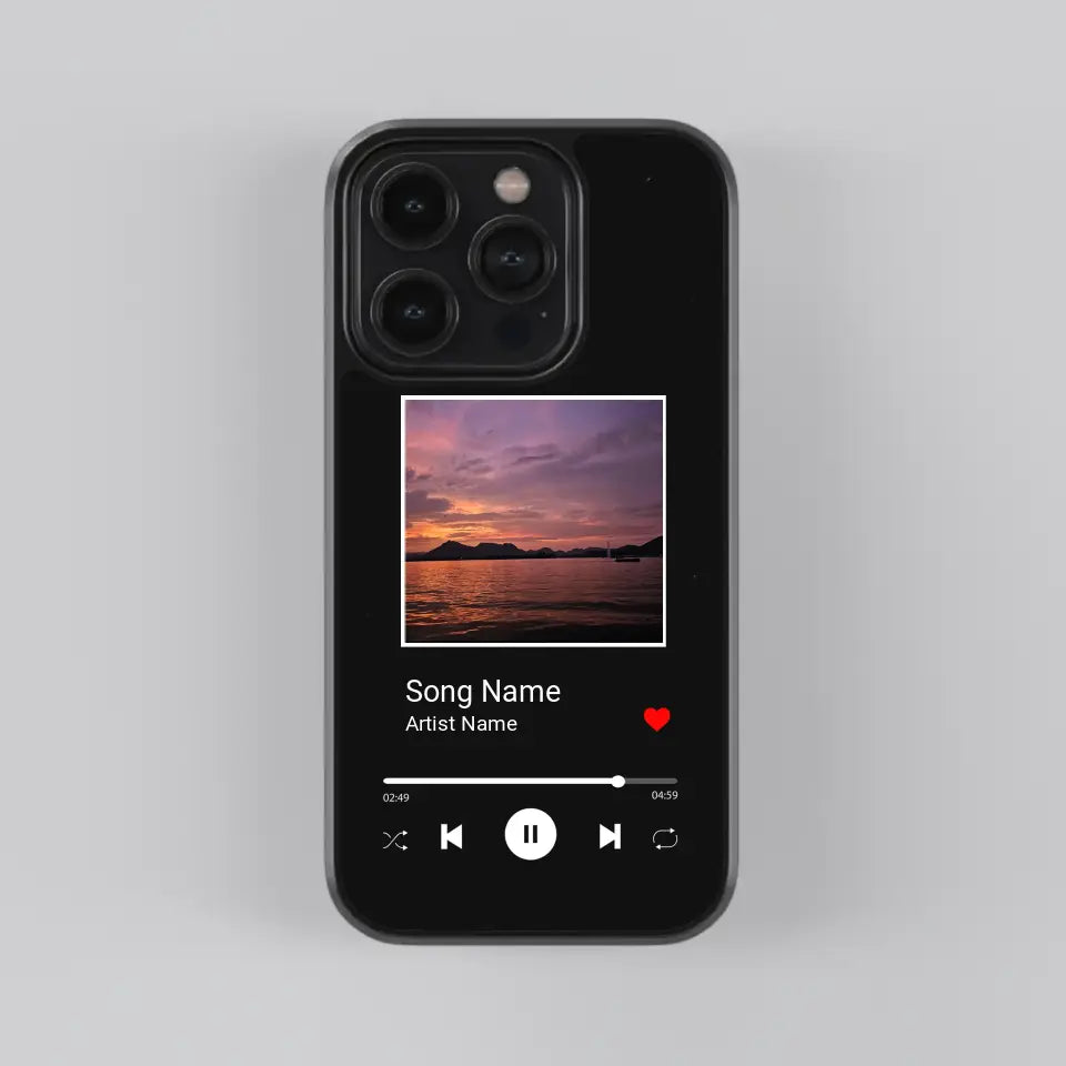 Customisable Music Player Glass Case