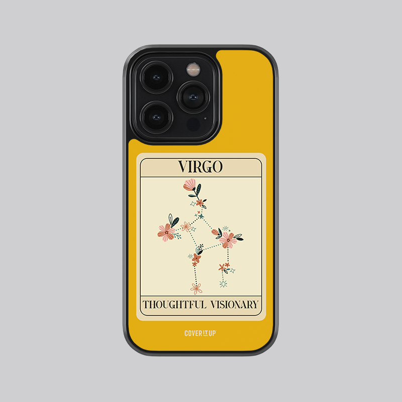 Virgo Zodiac Glass Case