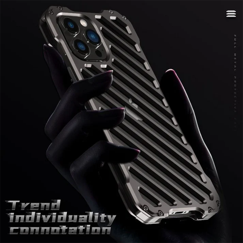 Halo Aircraft Aluminium Alloy Grill Case For iPhone 13 Series