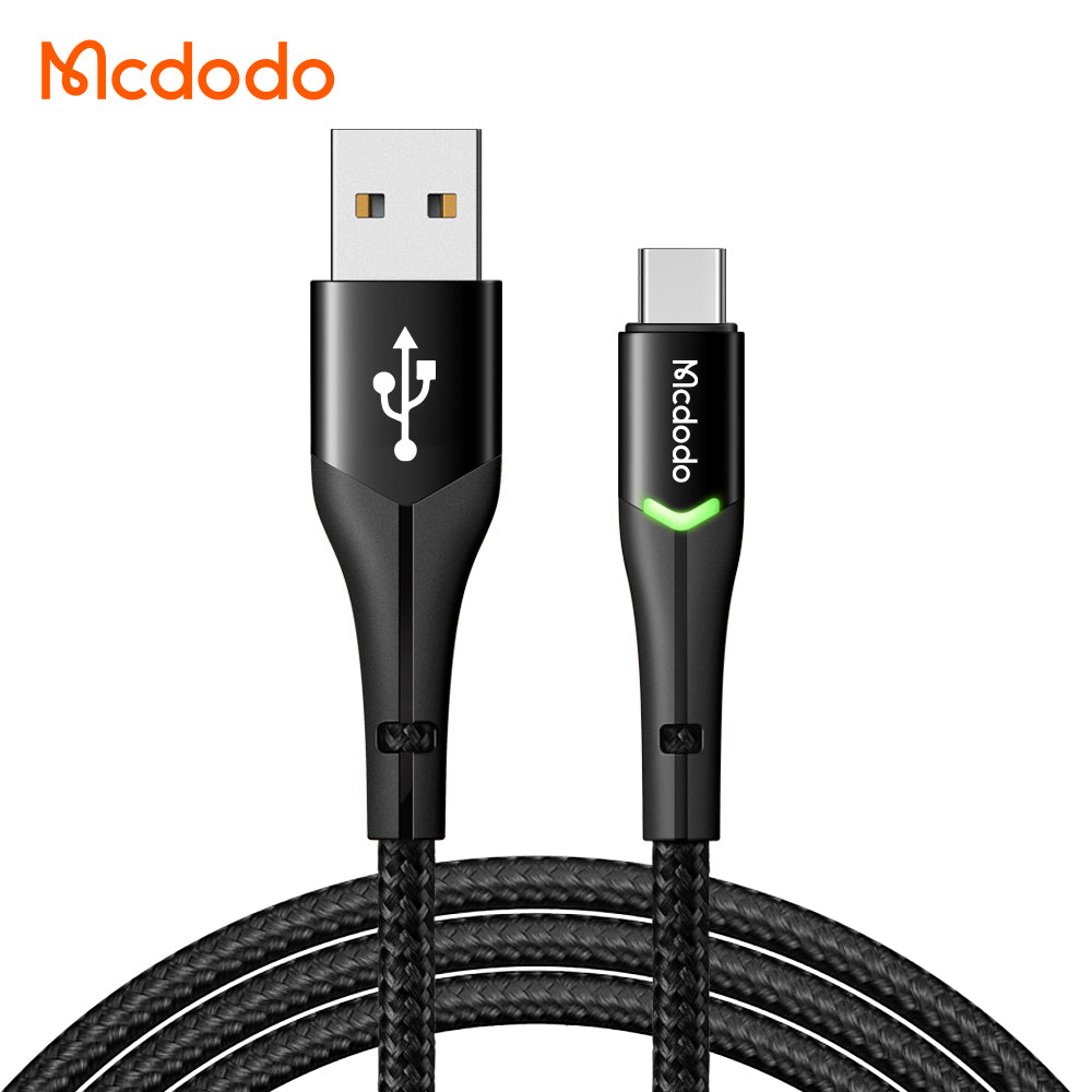 Mcdodo Type-C Data Cable with Switching LED 1m