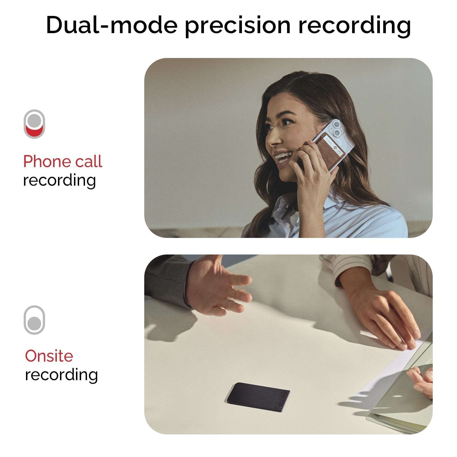 Plaud Note AI Voice Recorder, Note Taker w/Case, App Control, Transcribe & Summarize with AI, Support 112 Languages, for Meetings, Calls, Lectures, Professionals, Teams, Non-Pro Version