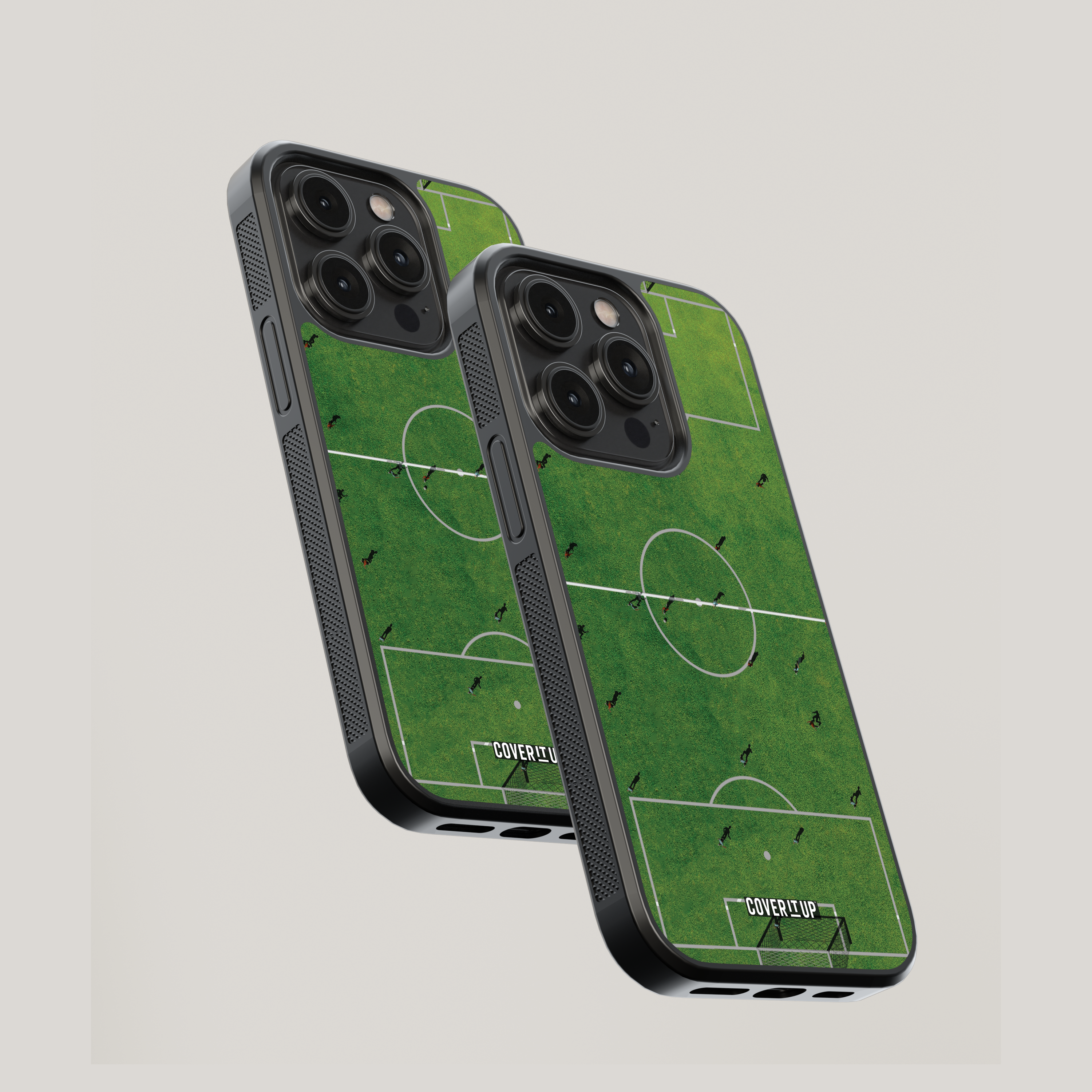 Football Pitch Glass Case