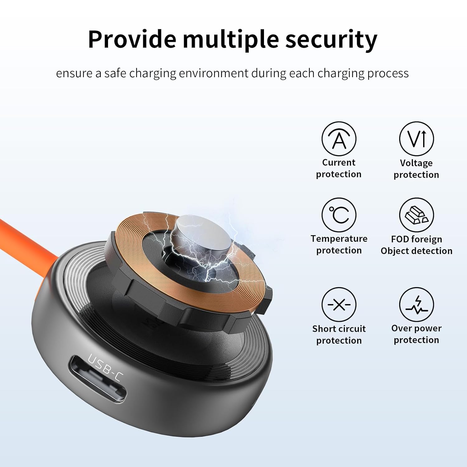 Mcdodo Apple Watch Magnetic Charger[USB-C&Lightning Port], Portable Wireless iWatch Charger Fast Charging Fit Apple Watch Series10/9/8/7/6/5/4/3/2/1/SE/SE2/UItra 2/Ultra