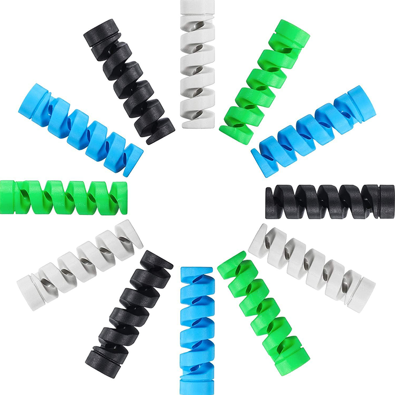Multicoloured Highly Flexible Silicone Cable Protectors