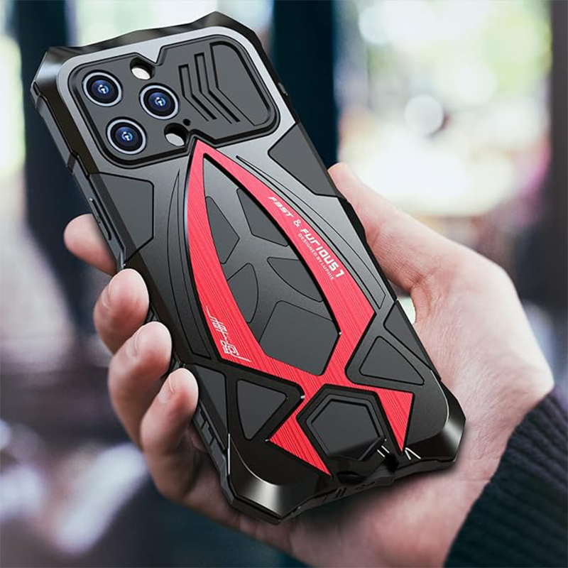 Aventador 2.0 drop proof Metal Silicon Hybrid Case for iPhone 14 Series