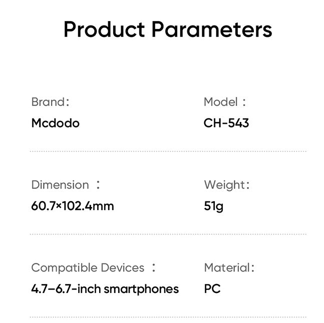 Mcdodo Air Vent Magnetic Car Mount
