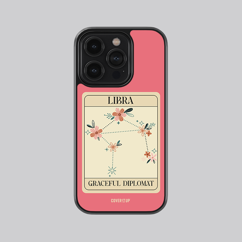 Libra Zodiac Glass Case