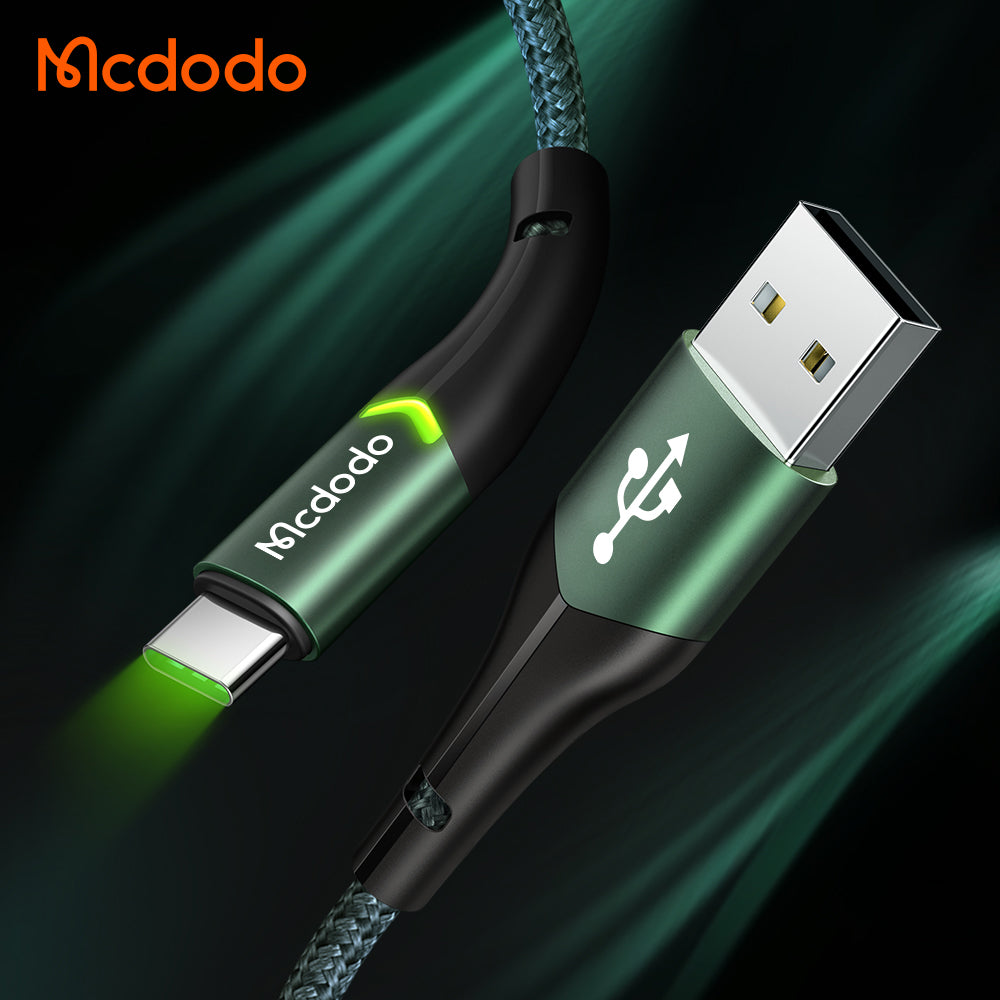 Mcdodo Type-C Data Cable with Switching LED 1m