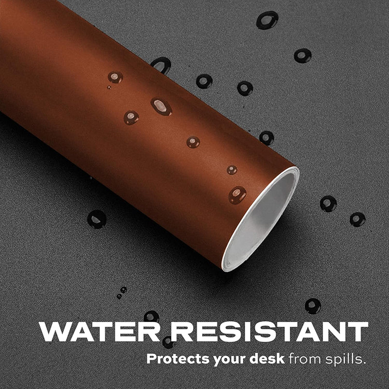 Statik ® TaskPad Leather Mouse Pad Desk Mat for Desktop - Desk Pad Large Mouse Pad XL Keyboard Mat - Waterproof Desk Cover Desk Mats on Top of Desks, Big Gaming Surface Area - Double-Sided