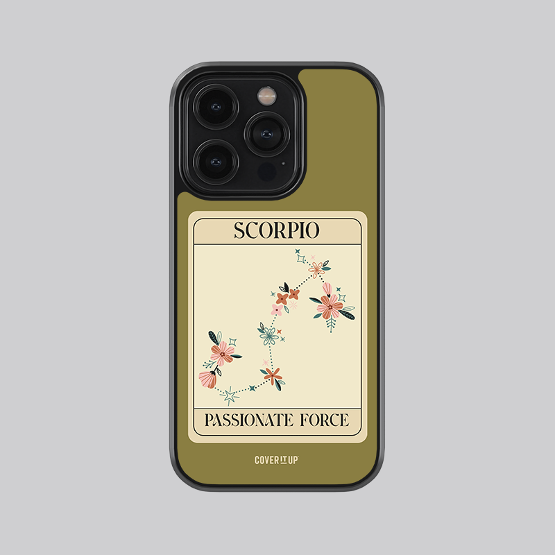 Scorpio Zodiac Glass Case