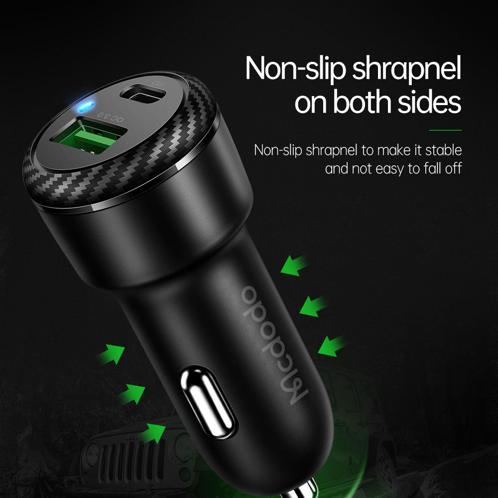 Mcdodo 38W 1C+1A  PD Fast  Car Charger
