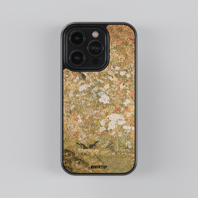 Myriad Birds, Insects and Flowers - Ueno Setsugaku Leather Case