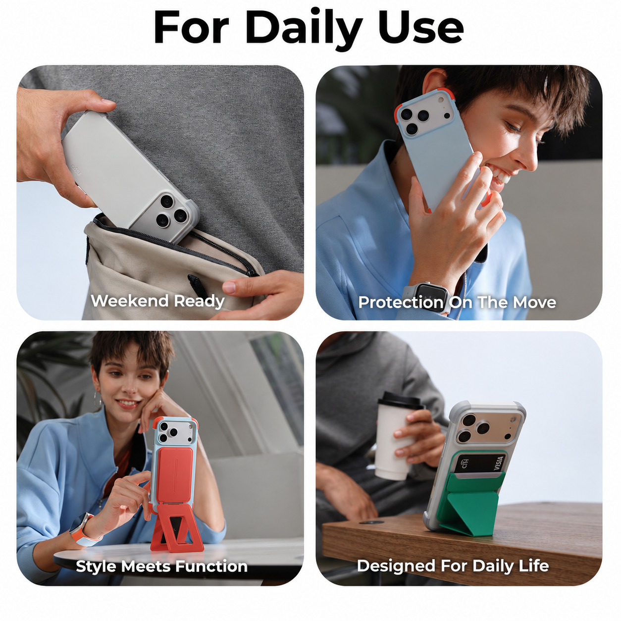 Moft Frame Case MOVAS for iPhone 17 Pro/Pro Max - MagSafe Compatible