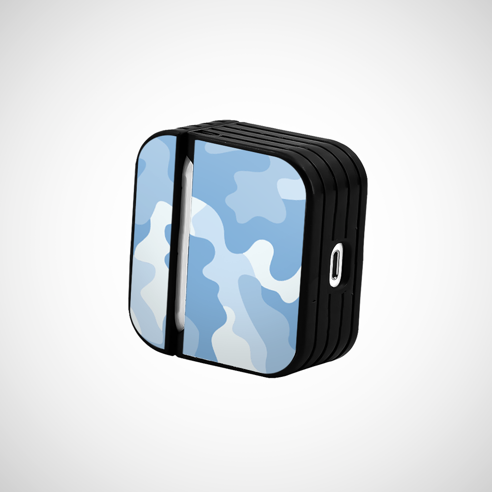 Sky Camo Glass Airpods 3rd Gen Case Covers