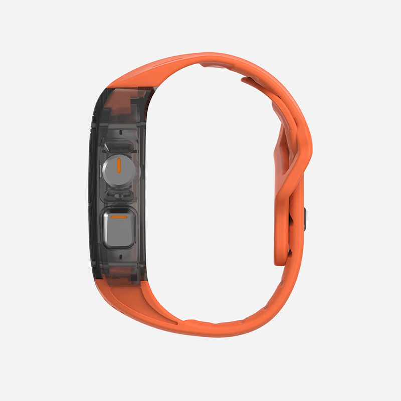 Aulumu A01 Case with Band for Apple Watch Ultra 1/2/3 | Carbon Fiber Cover | FKM Band