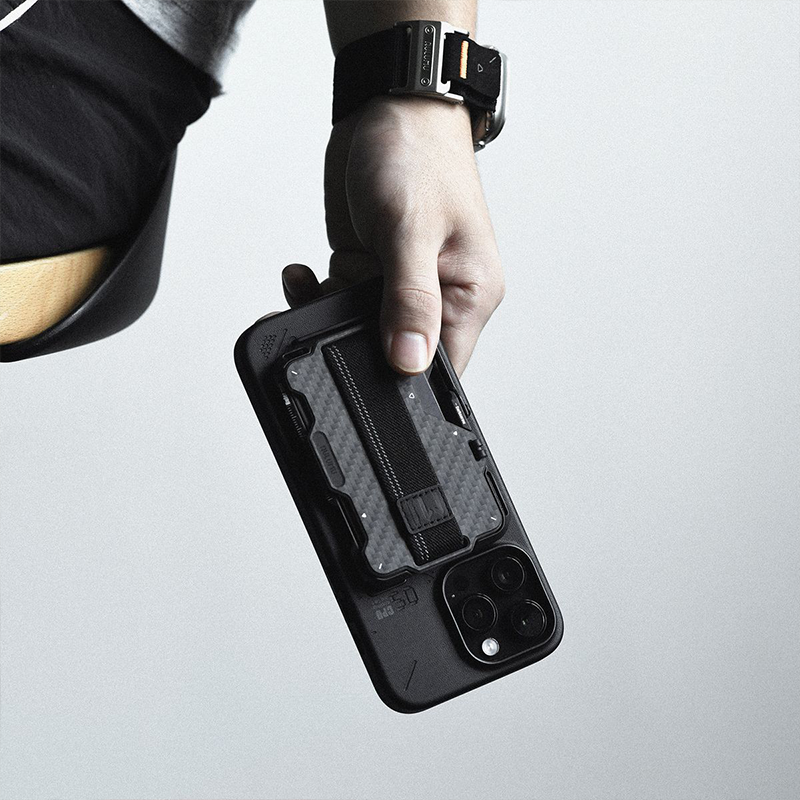 Aulumu G03 Multi-Tool Magnetic Metal Wallet | Carbon Fiber Cover | MagSafe