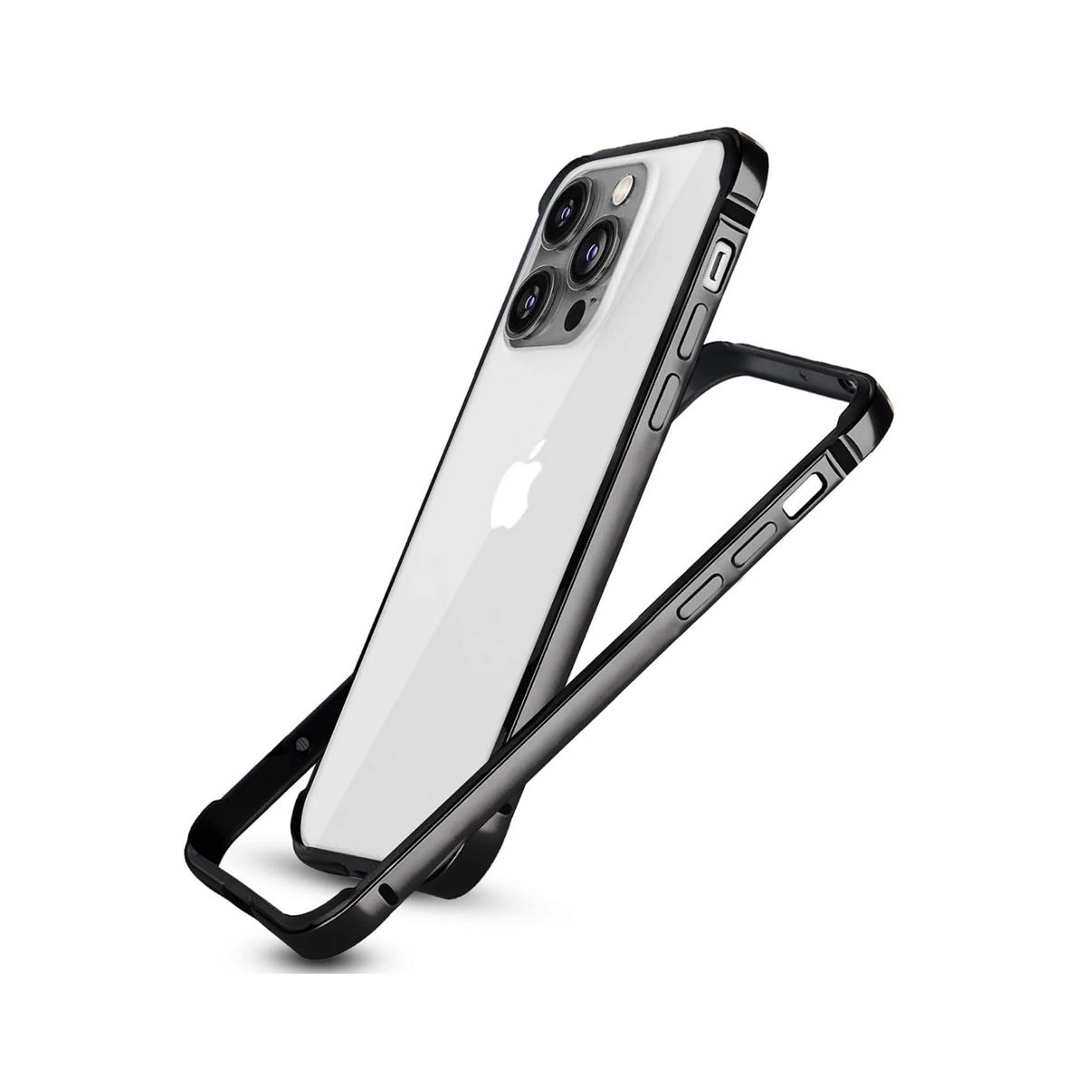 RAEGR Phone Case| Anodized Aluminum Bumper | Supports Magnetic Wireless Charging | Edge Armor Protective Minimal Case Compatible with iPhone 14 Pro Max (6.7-Inch) (2022)