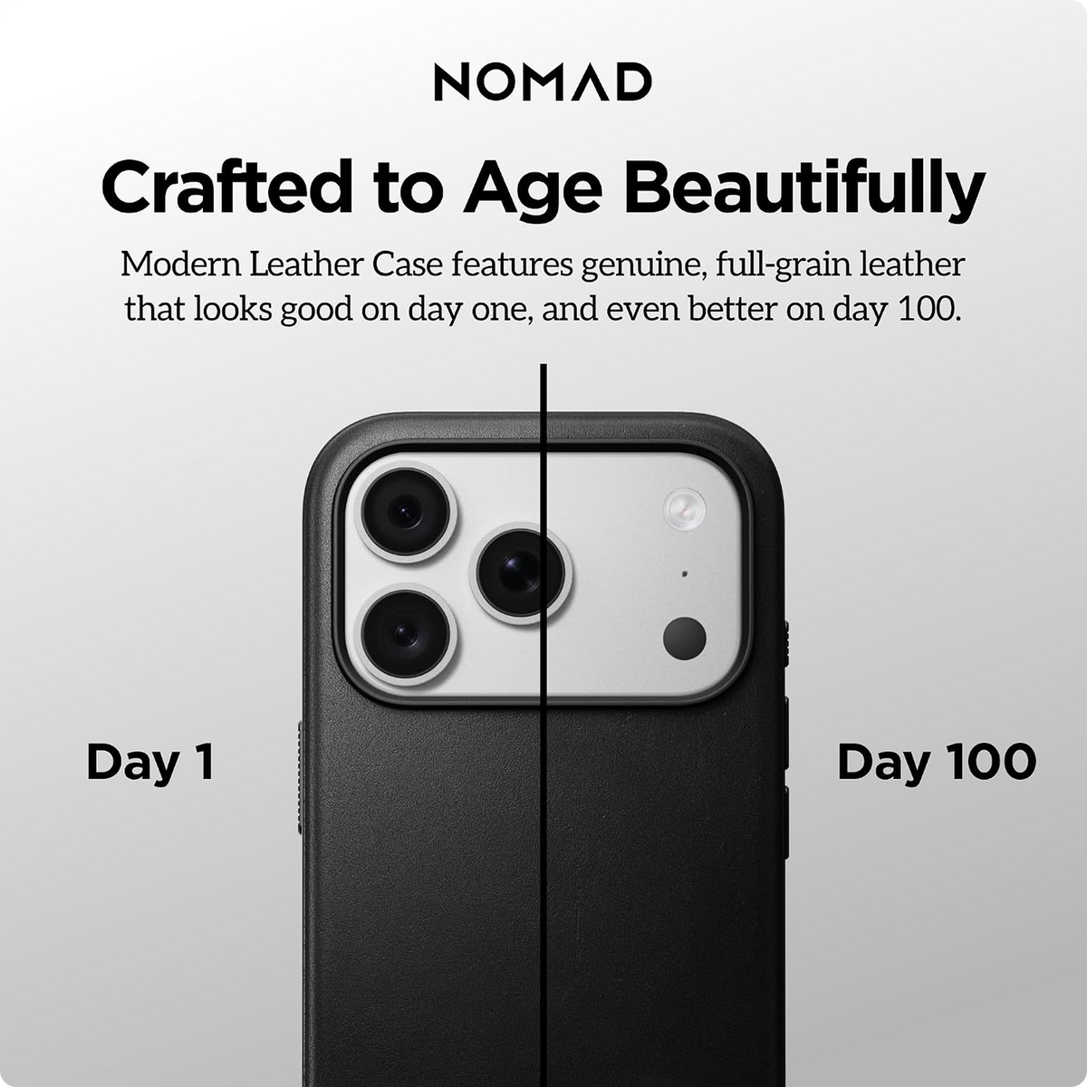NOMAD Modern Leather iPhone 18 Pro Max Case Magsafe Camino Leather