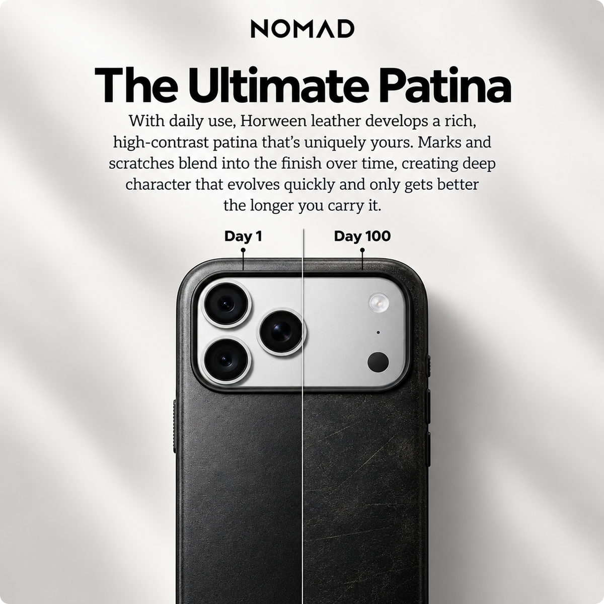 NOMAD Modern Horween Leather for iPhone 18 Pro Max