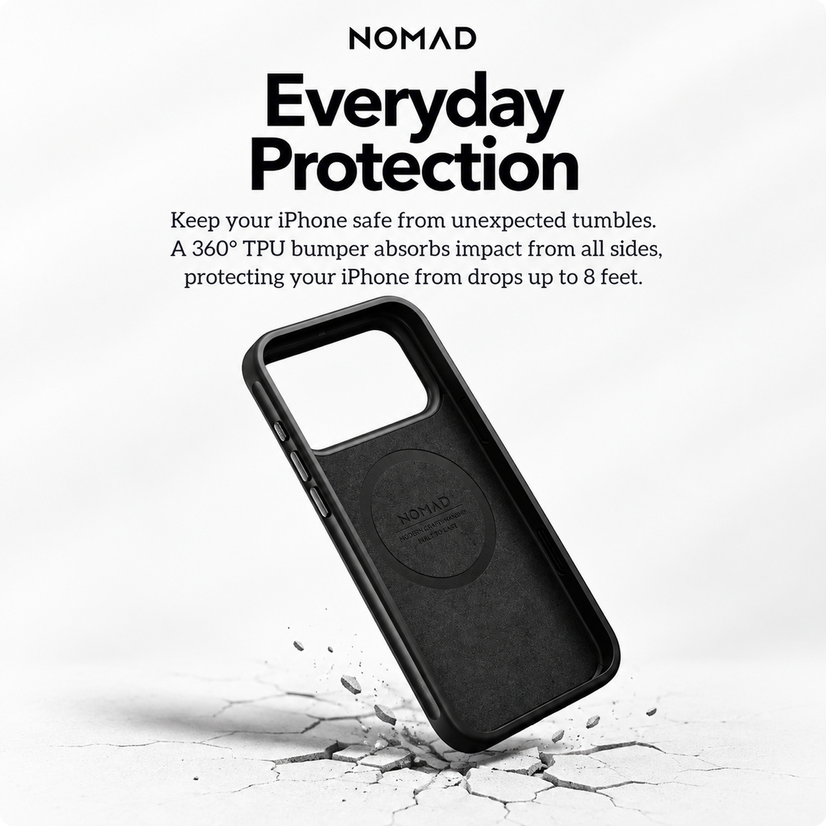 NOMAD Traditional Horween Leather Case for iPhone 18 Pro