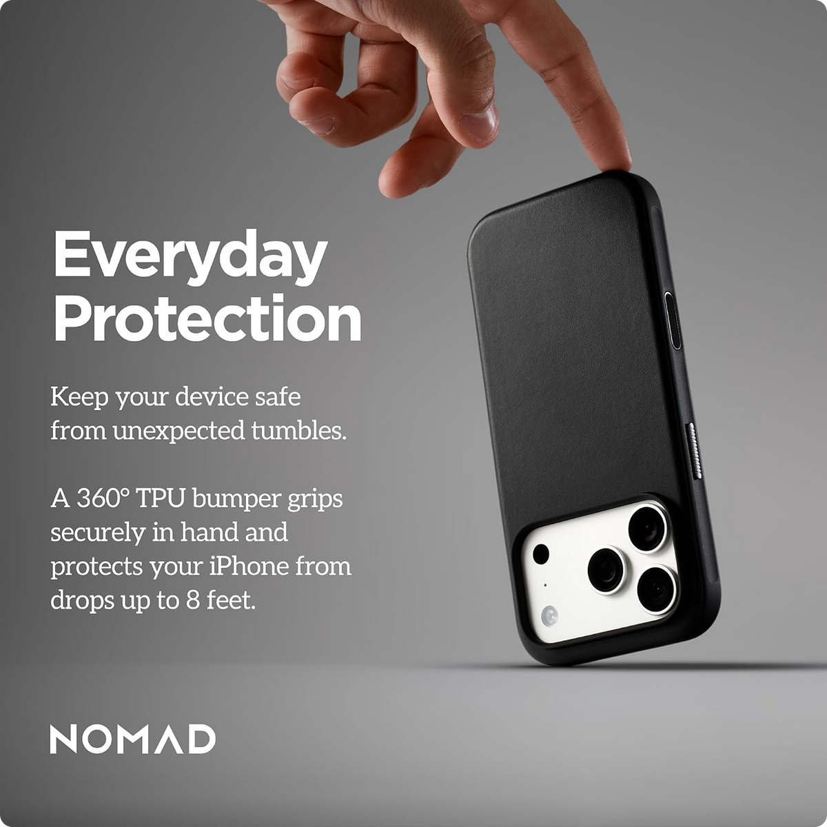 NOMAD Modern Leather iPhone 18 Pro Max Case Magsafe Camino Leather