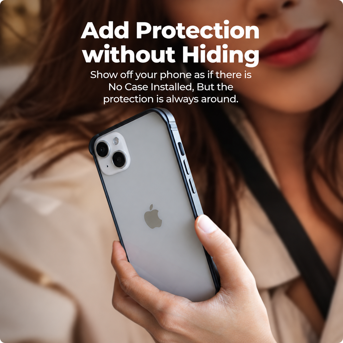 Click to see full view RAEGR Case | Anodized Aluminum Bumper | Magnetic Compatible | Edge Armor Protective Minimal Case Designed for iPhone 15 Plus (6.7-Inch) 2023