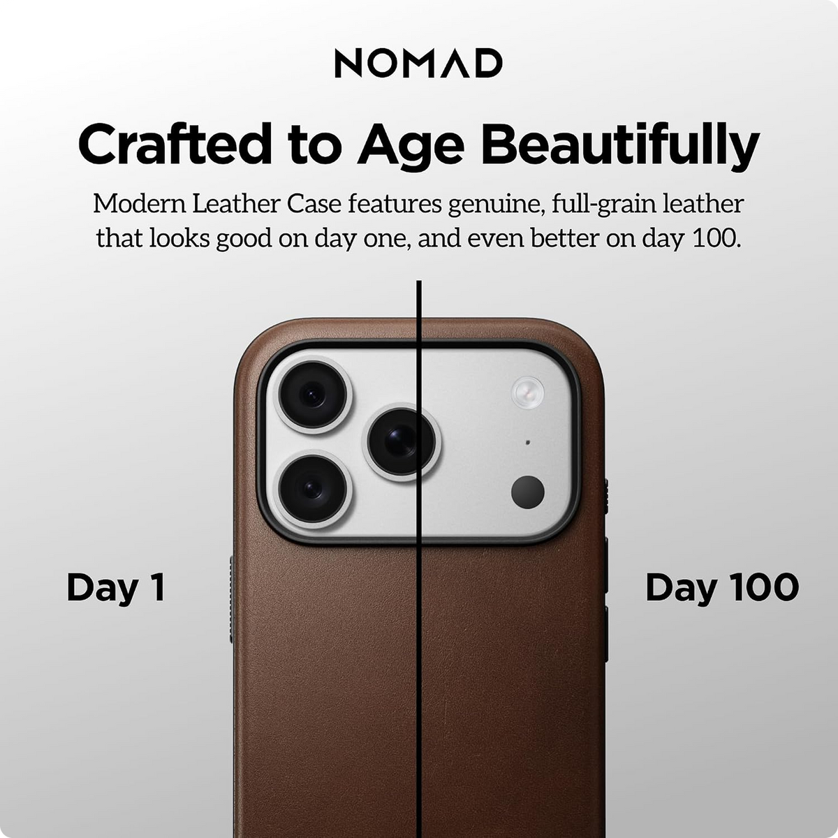 NOMAD Modern Leather iPhone 18 Pro Max Case Magsafe Camino Leather