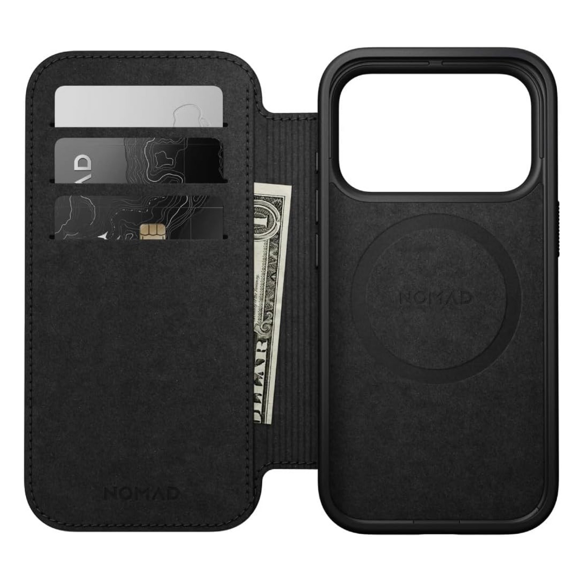 NOMAD Modern Leather Folio Brown for iPhone 18 Pro