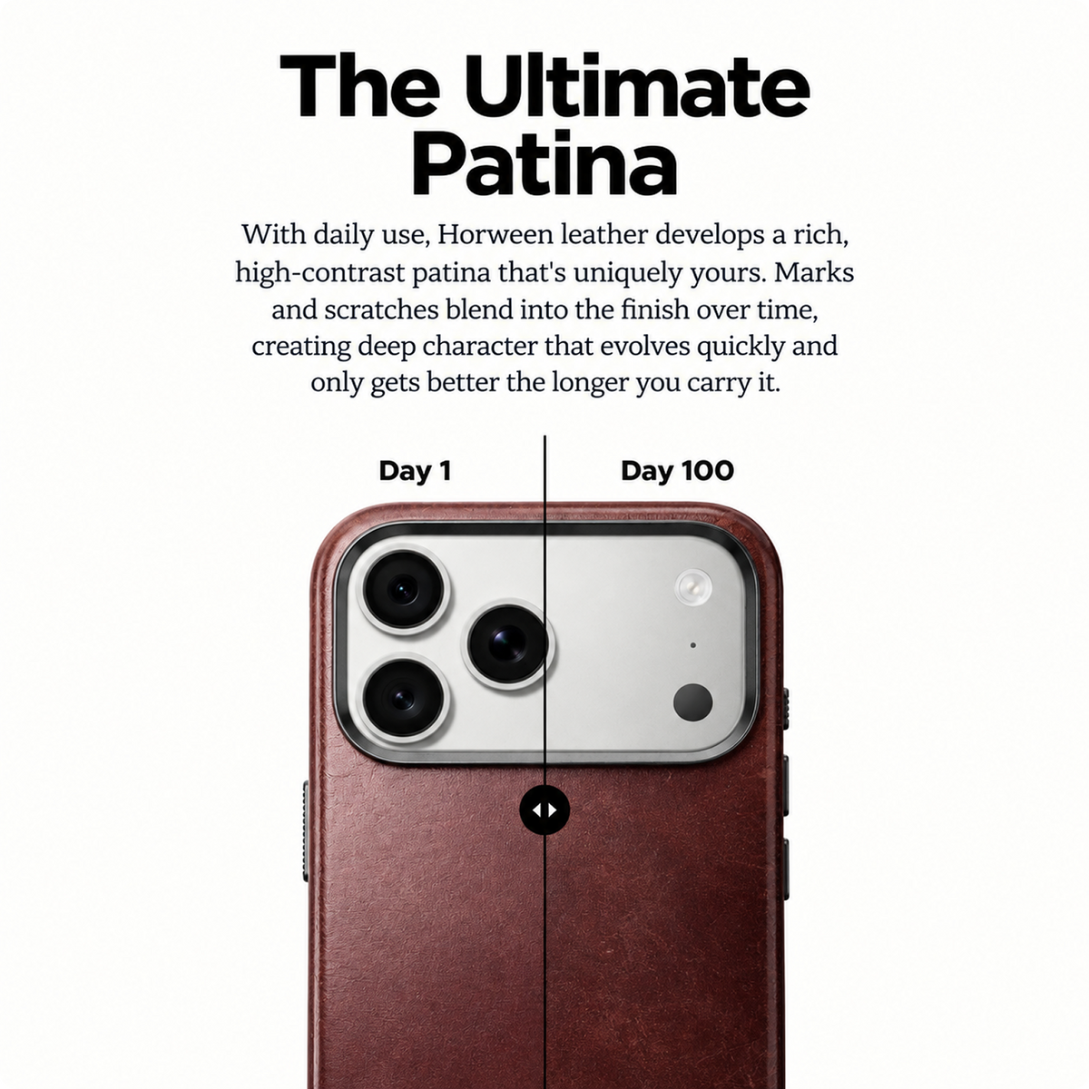 NOMAD Traditional Horween Leather Case for iPhone 18 Pro