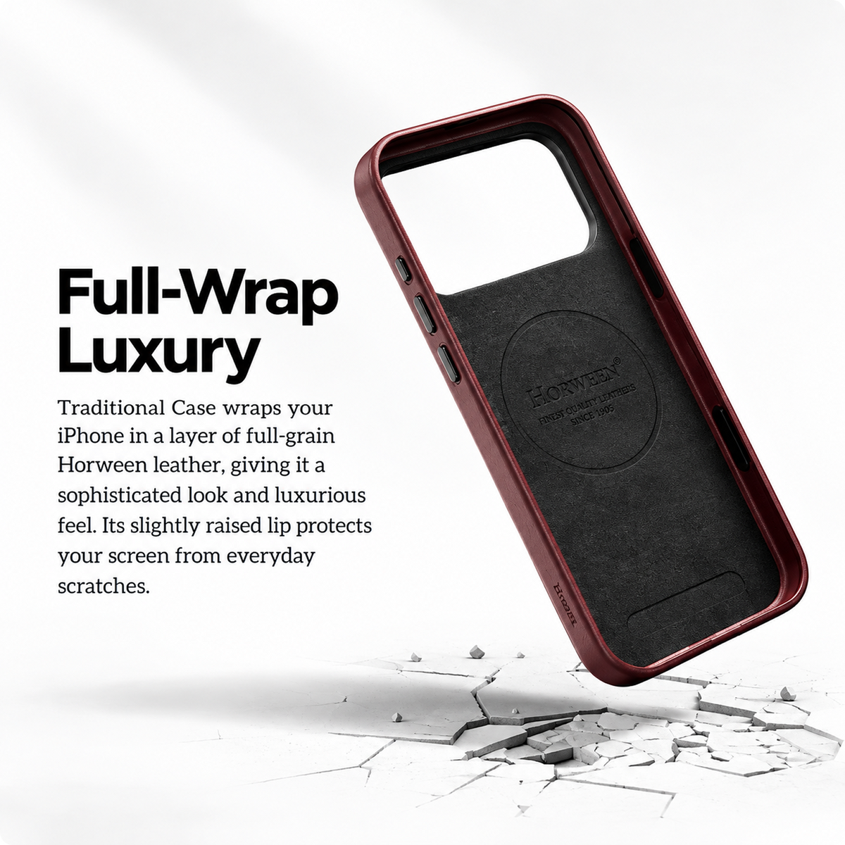 NOMAD Traditional Horween Leather Case for iPhone 18 Pro