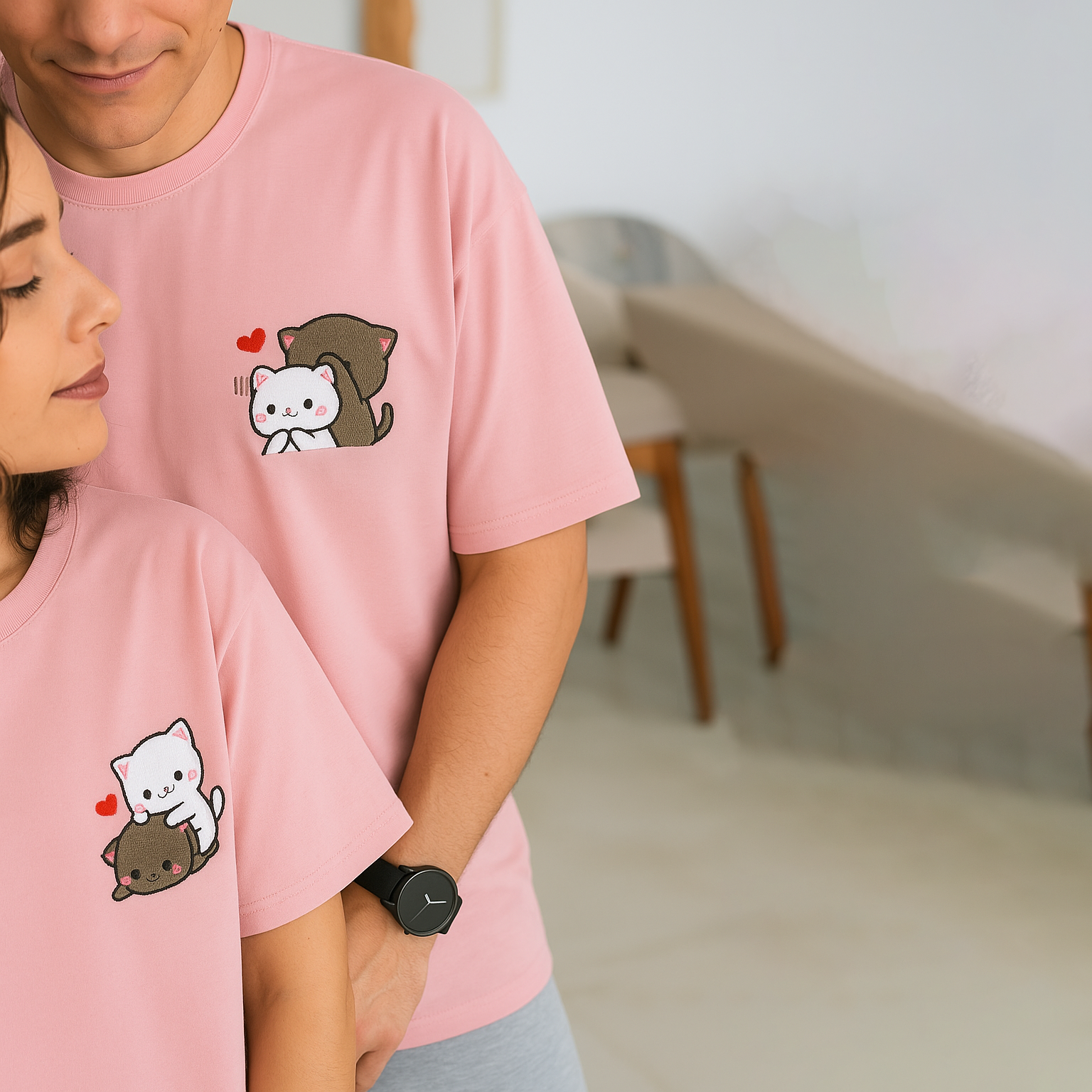 Purrfect Together Couple T-Shirts